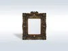 3D model Gothic Ornate Frame with Skulls and Bats 265 VR / AR / low ...
