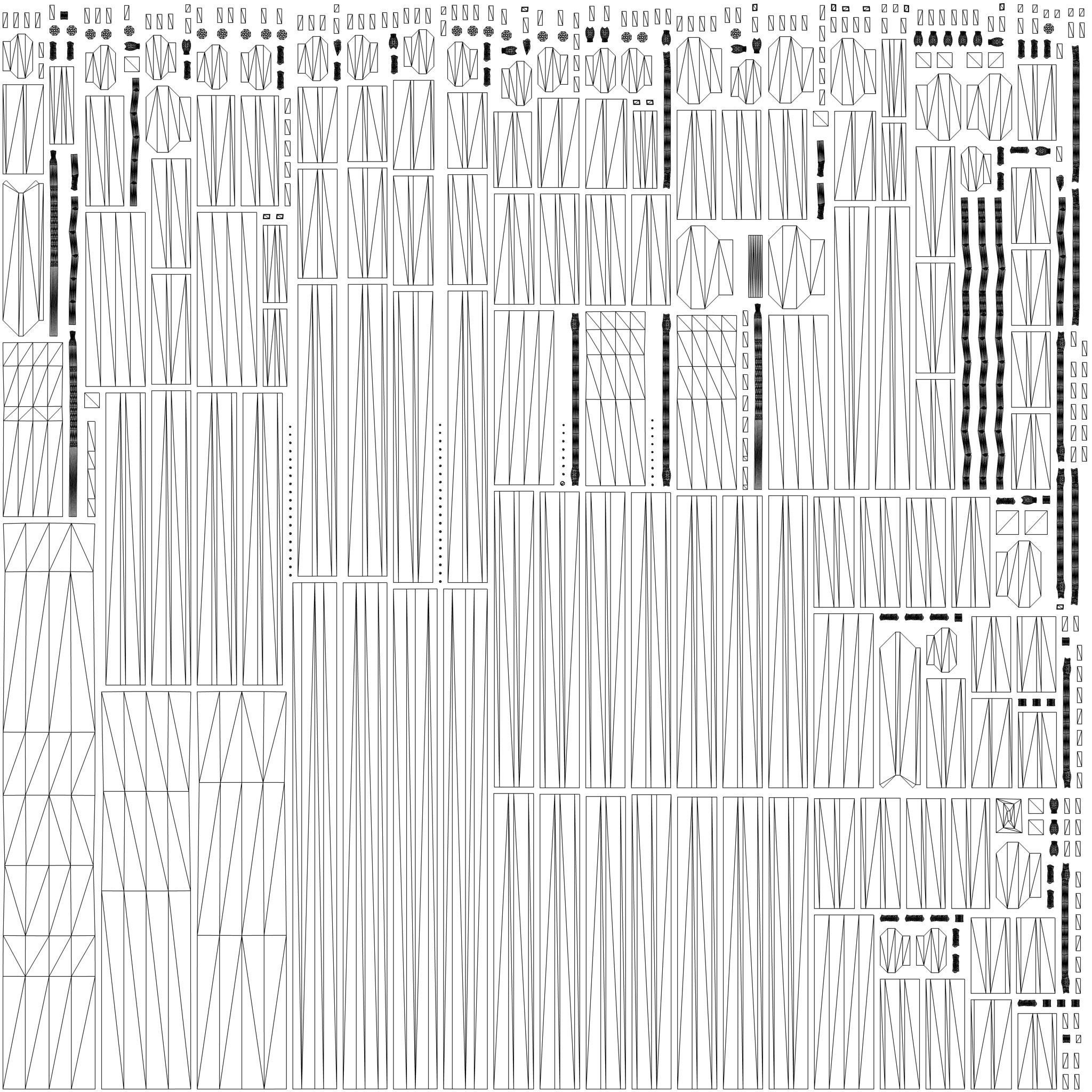 Gallows PBR wooden platform with ropes 3D model_10