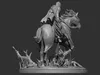 Dark Knight Ghost Rider Statue Undead Horse Miniature 3D model 3D ...