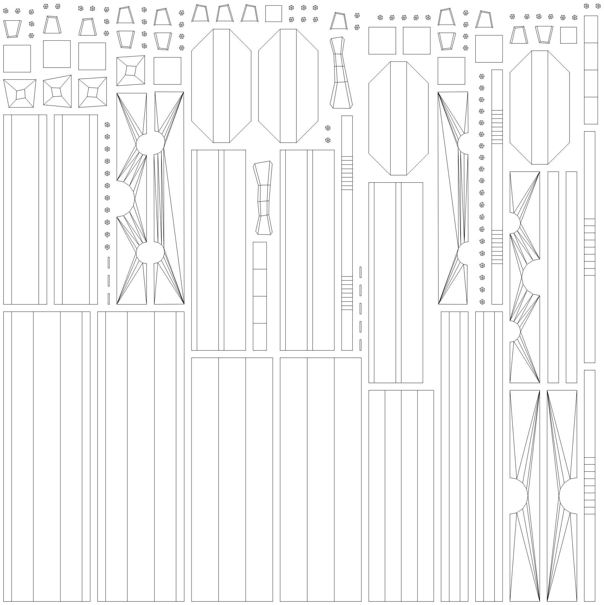 Pillory PBR wooden sword stand Low-poly 3D model_11