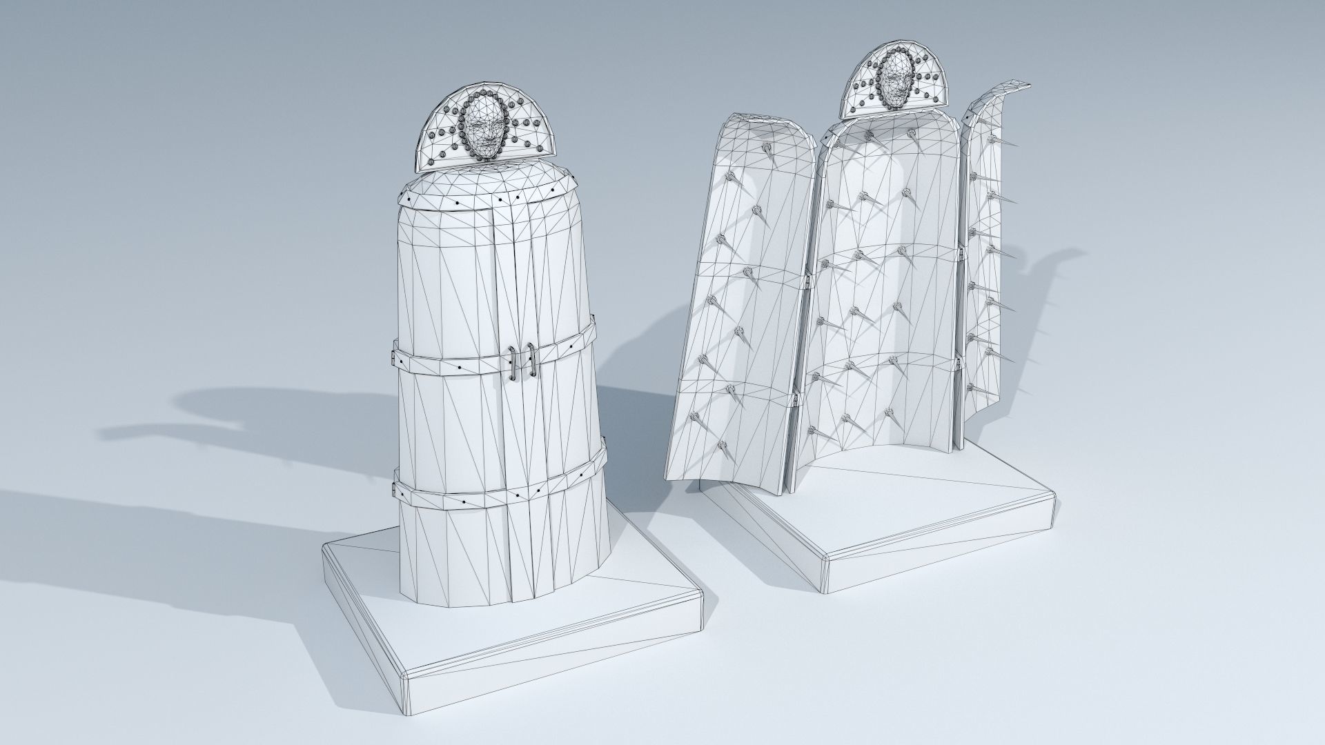 Iron maiden PBR Low-poly 3D model_8