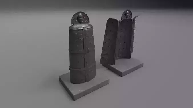 Iron maiden PBR Low-poly 3D model