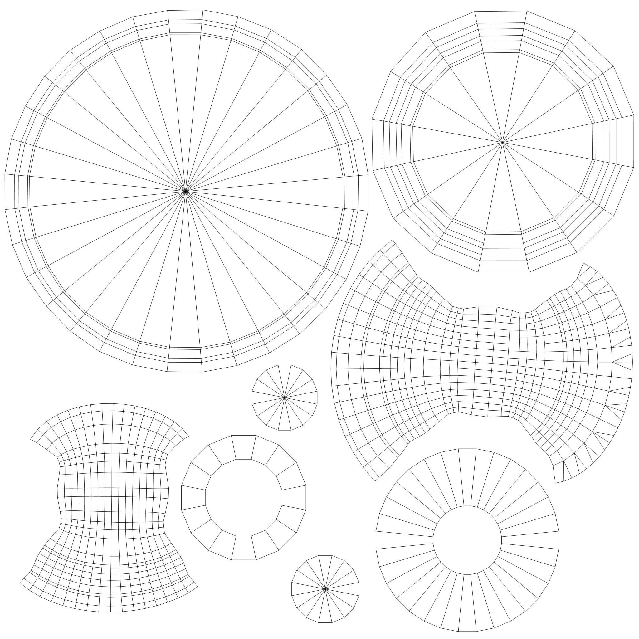 Chess set PBR table and stools 3D model_10