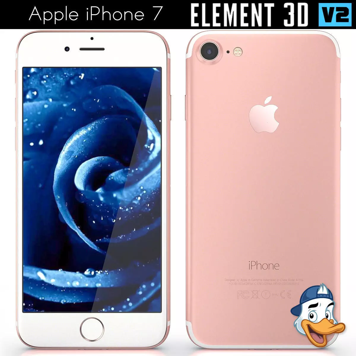 Apple iPhone 7 for Element 3D 3D model_0