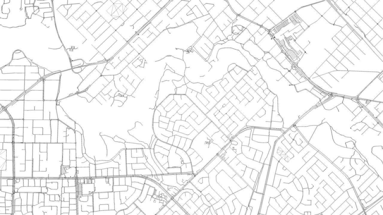 Perth Road Network and Streets 3D model_9