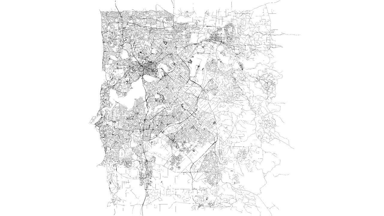 Perth Road Network and Streets 3D model_7