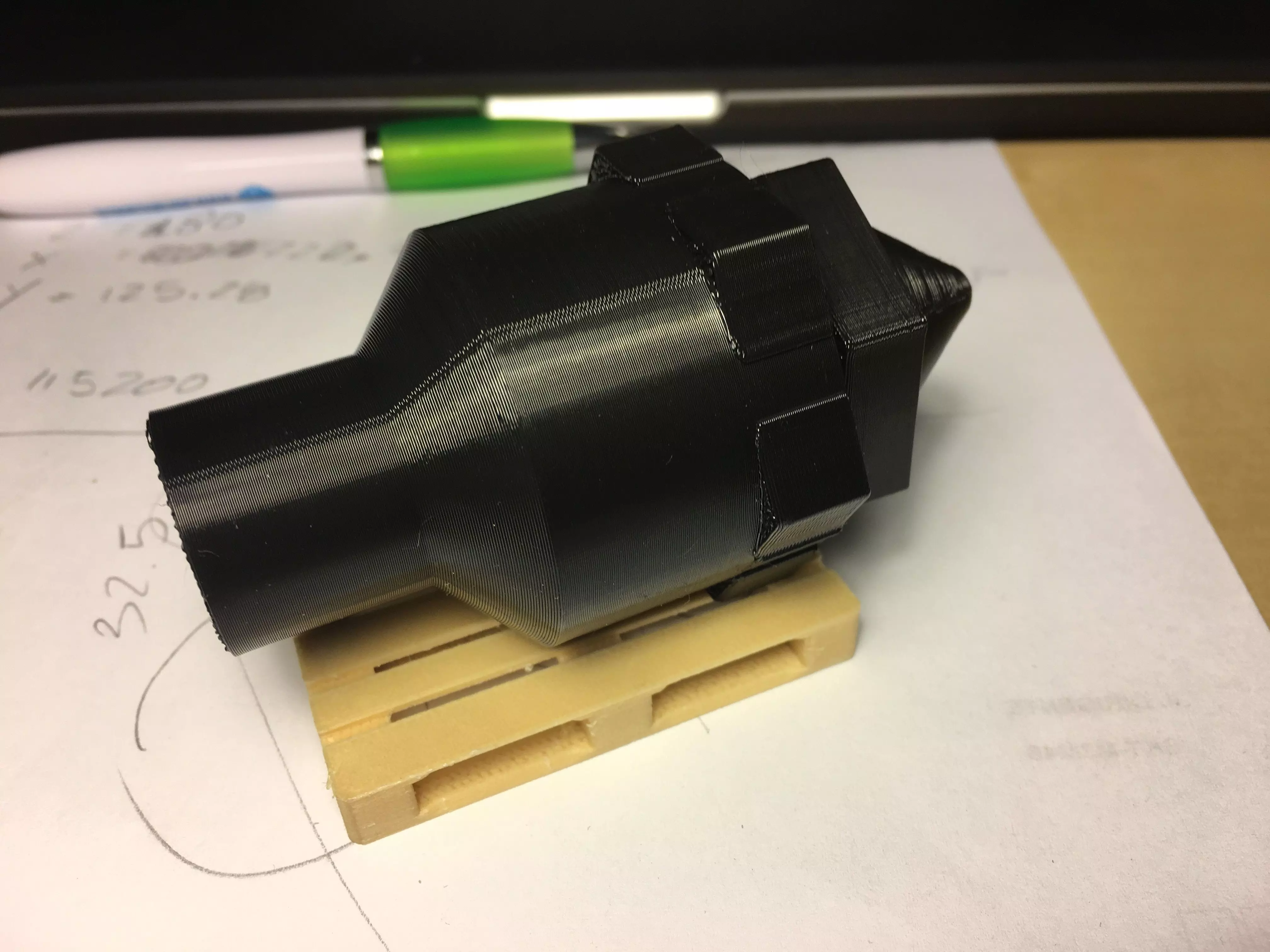 Nozzle plastic part 3D print model