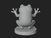 Cute Cartoon Tree Frog Statue Design 1 - 3D Print Model 3D model 3D ...
