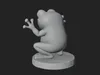 Cute Cartoon Tree Frog Statue Design 1 - 3D Print Model 3D model 3D ...