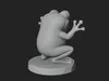Cute Cartoon Tree Frog Statue Design 1 - 3D Print Model 3D model 3D ...