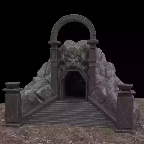 Cave-Entrance entrance to cave 3D model