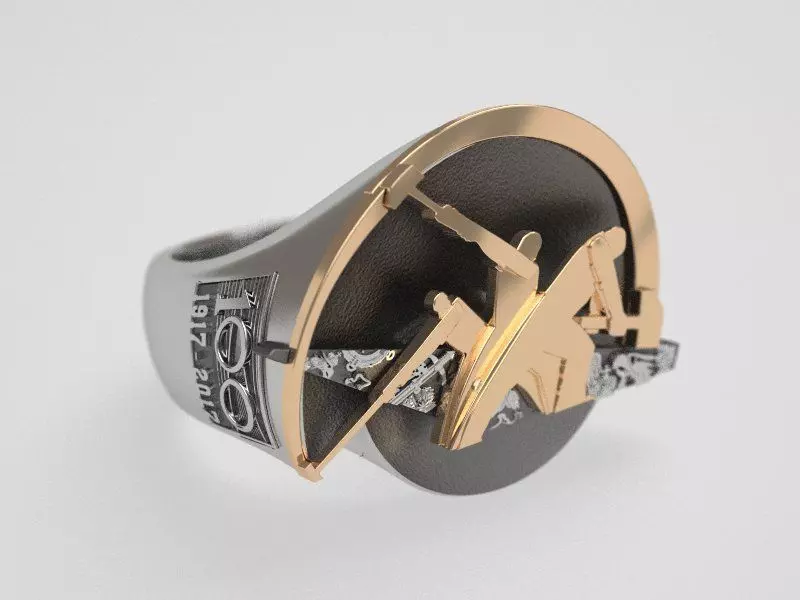 Hammers ring - 100 -  original 3D print model_0