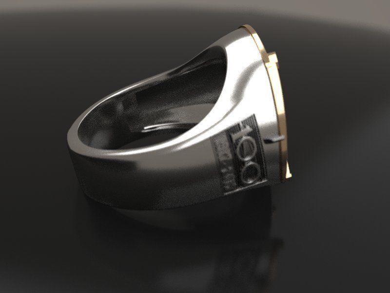 Hammers ring - 100 -  original 3D print model_6