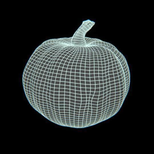Simple Realistic Pumpkin Free 3D model_2