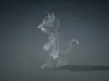 High Quality Realistic Cartoon Baby Cat 3D model rigged | CGTrader