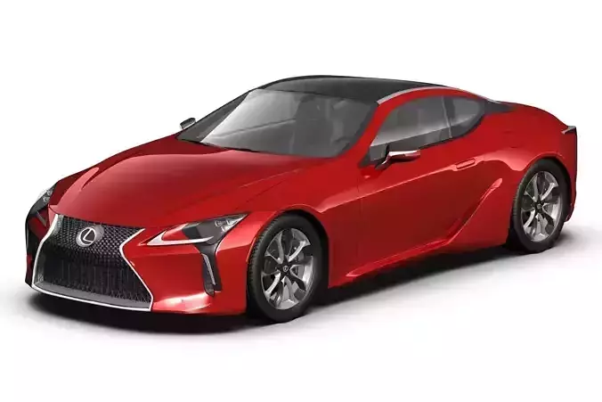 2017 Lexus LC500 3D model