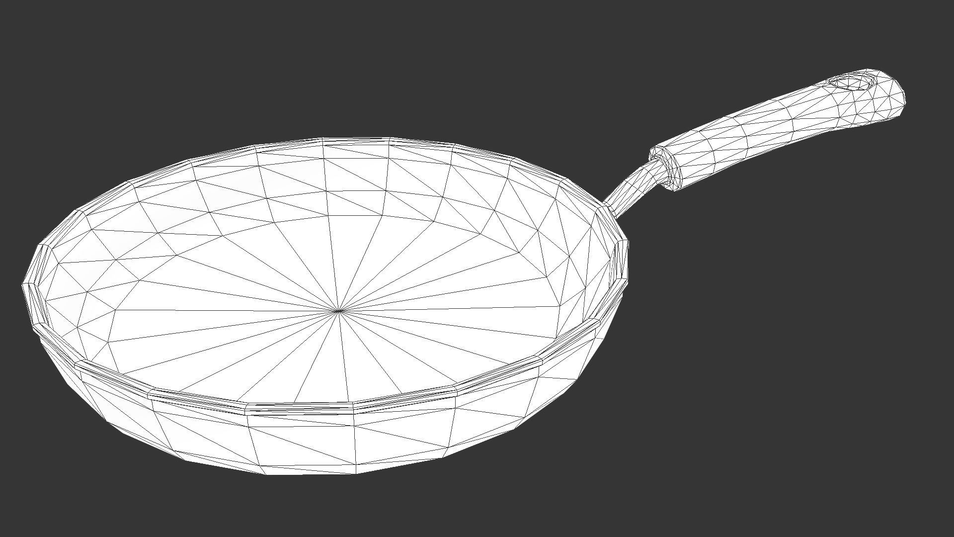 Kitchen Pans PBR Low-poly 3D model_6