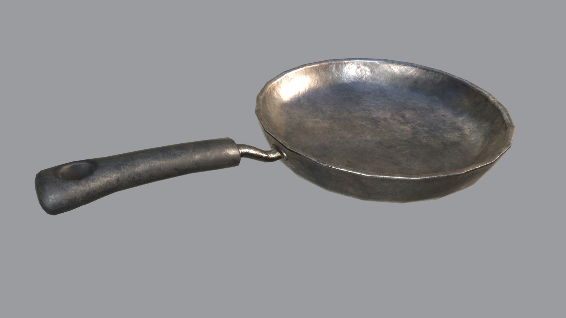 Kitchen Pans PBR Low-poly 3D model_2