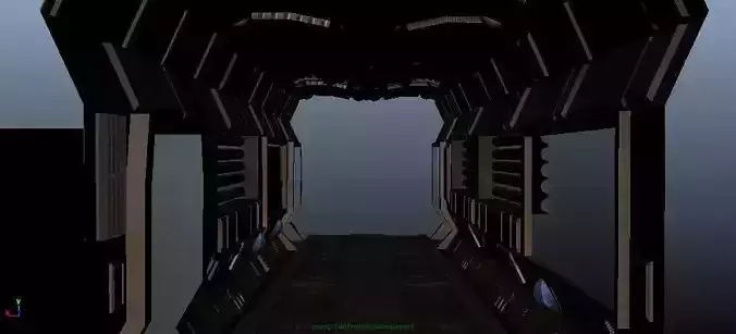 Sci-Fi Hallway