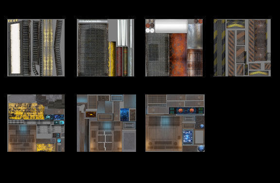 Sci-Fi Hallway 3D model_6