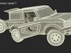 Ford Bronco Two Door Yellow 4X4 Rigged 3D model rigged | CGTrader
