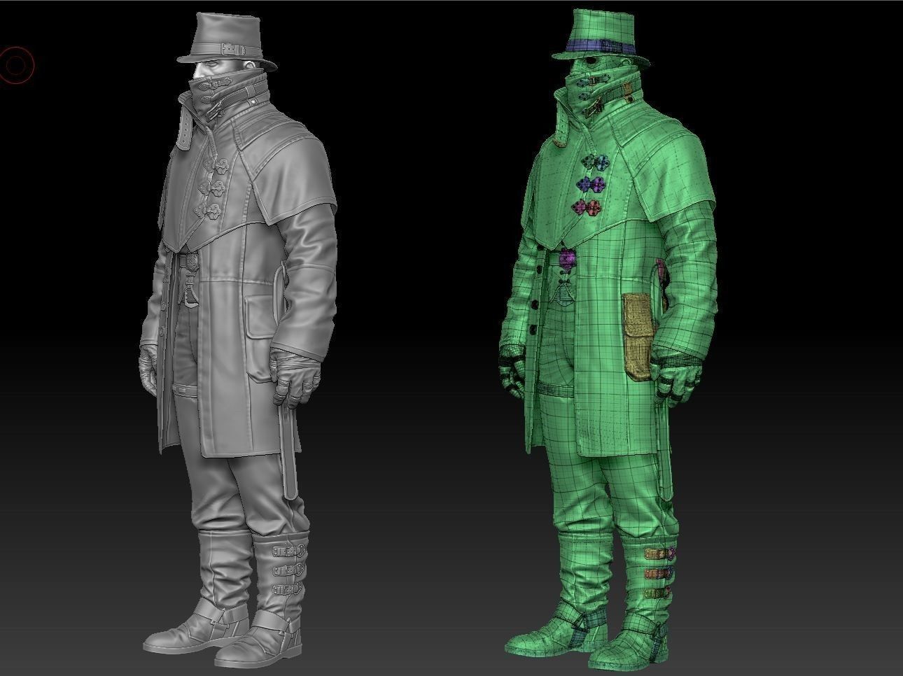 Detective ZBrush raw file 3D model_2
