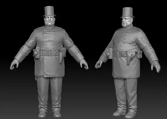  Peeler Fatty ZBrush raw file