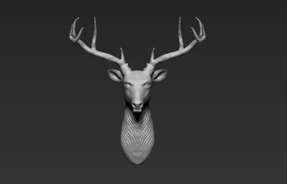 buck head  3D print model_0