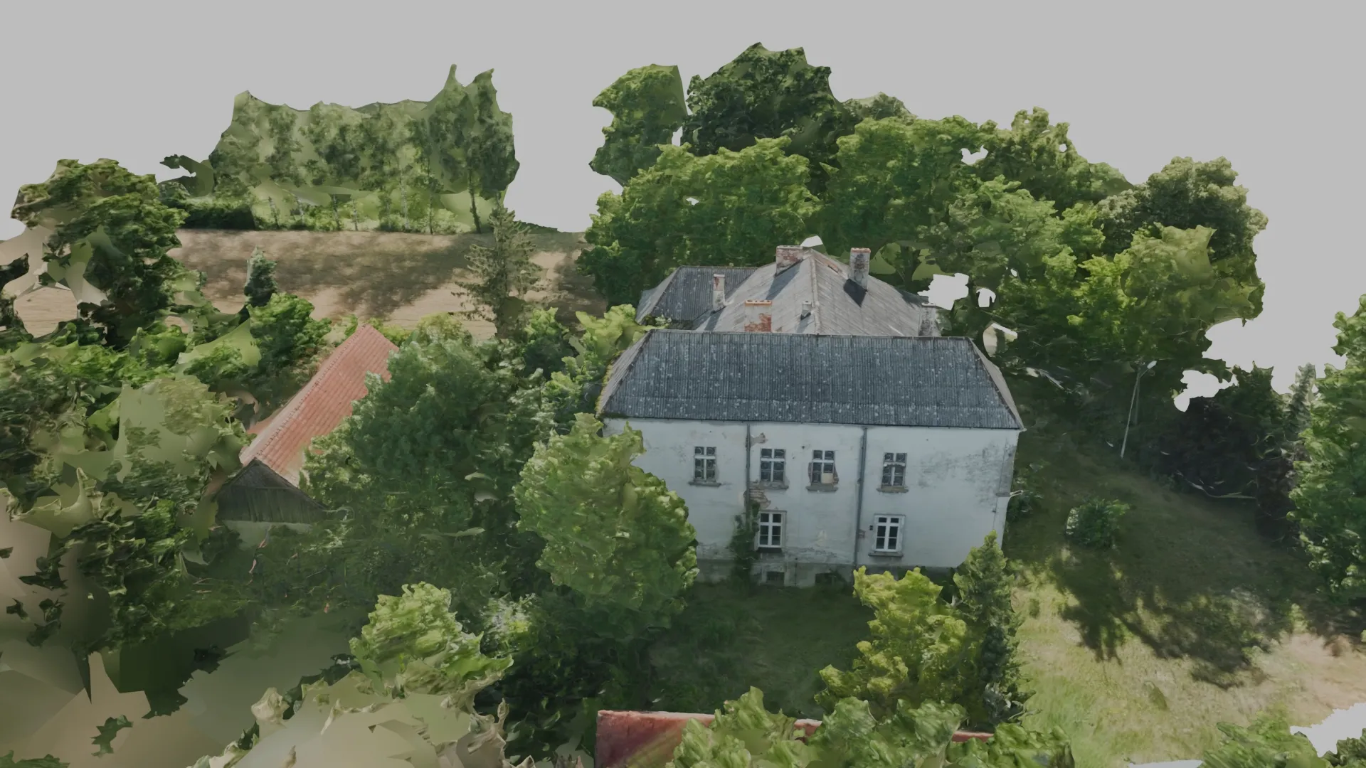 Historic Manor House Photogrammetry Digital Twin Environment 3D model ...