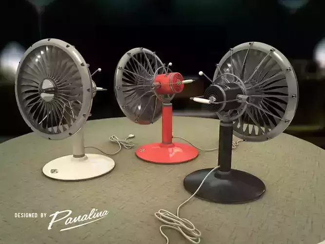 Vintage Fan JT3D - c4d fbx 3ds 3D model