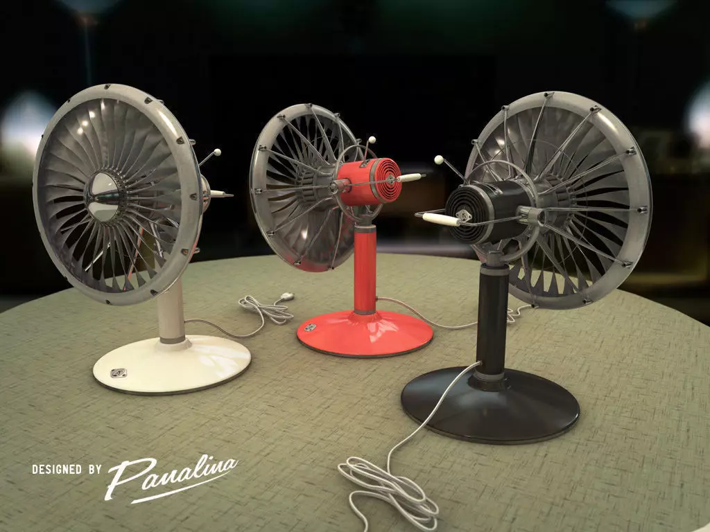 Vintage Fan JT3D - c4d fbx 3ds 3D model_0