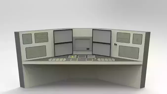 Control Panel Low-poly 3D model