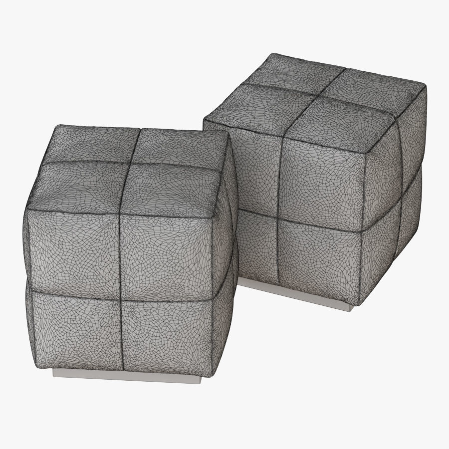 Pouf Bonaldo Squaring 3D model_4