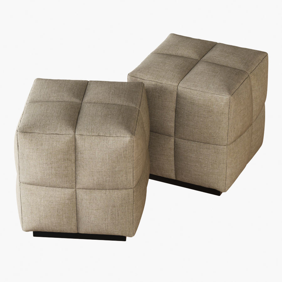Pouf Bonaldo Squaring 3D model_2