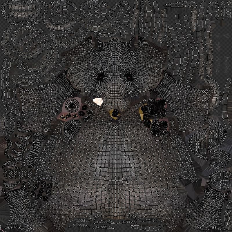 Wild Boar - Female Low-poly 3D model_11