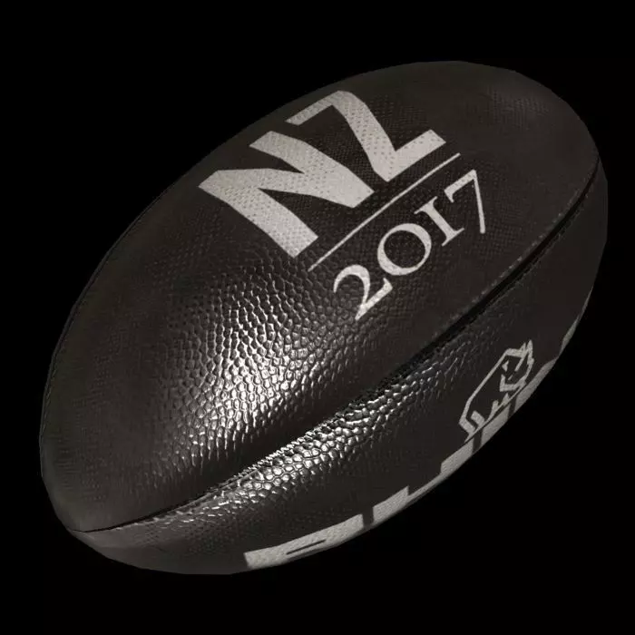 rugby ball 4-New Zeland Low-poly 3D model