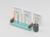 Animation Studio Props - Drawing Desk and Placeable Pencils 3D model ...
