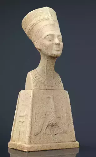 Egyptian Figure 4 Low-poly 3D model