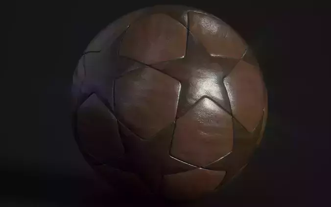 Soccer Ball Low-poly 3D model