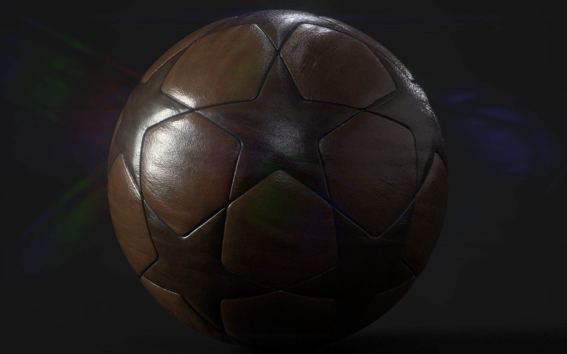 Soccer Ball Low-poly 3D model_2