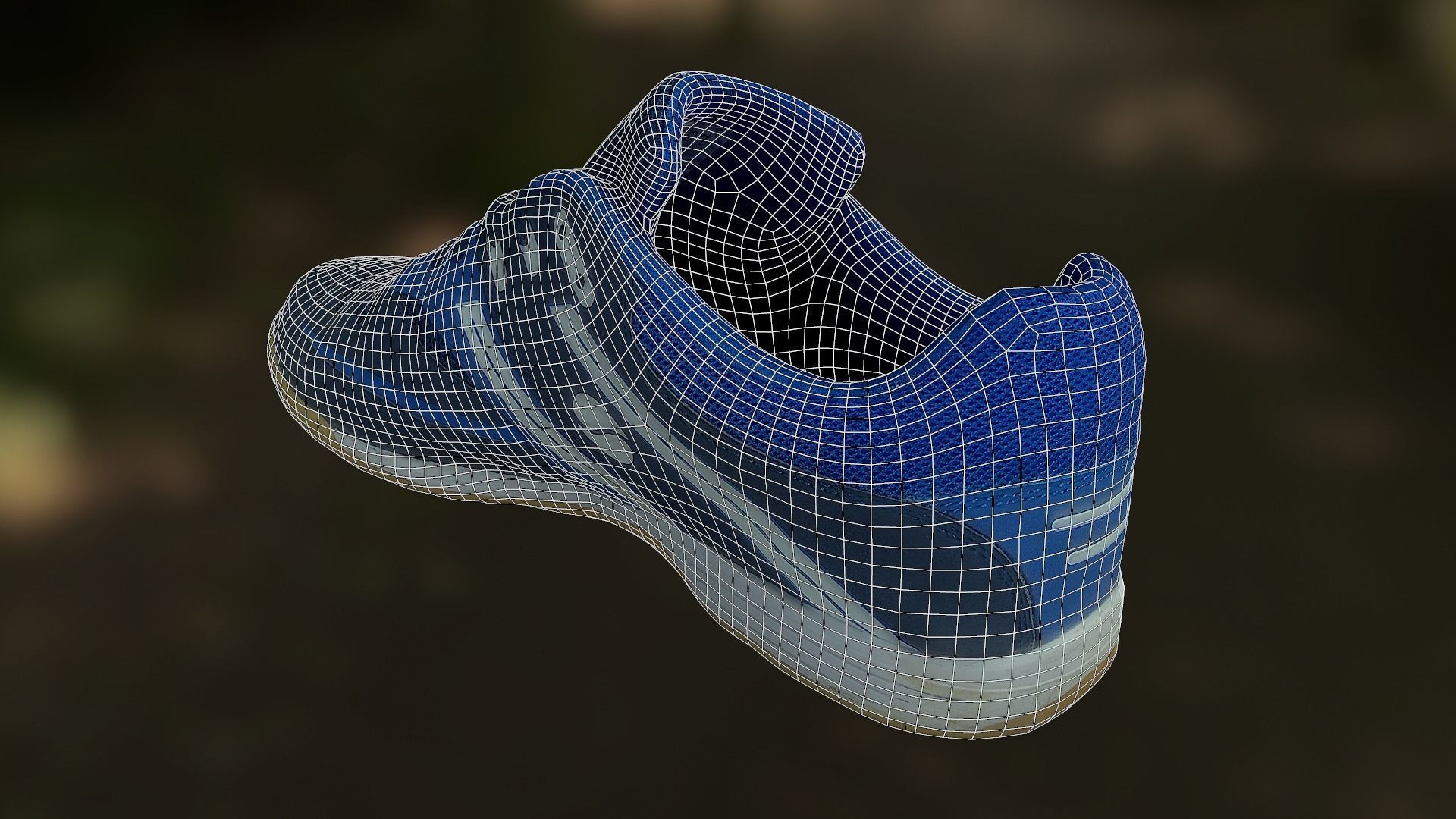 Shoe low poly 3D model basketball Low-poly 3D model_11