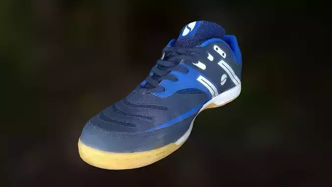 Shoe low poly 3D model basketball