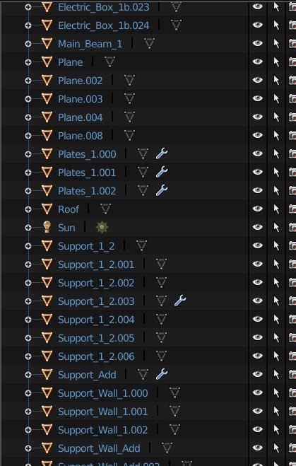 Warehouse Interior 4 - No Textures Low-poly 3D model_19