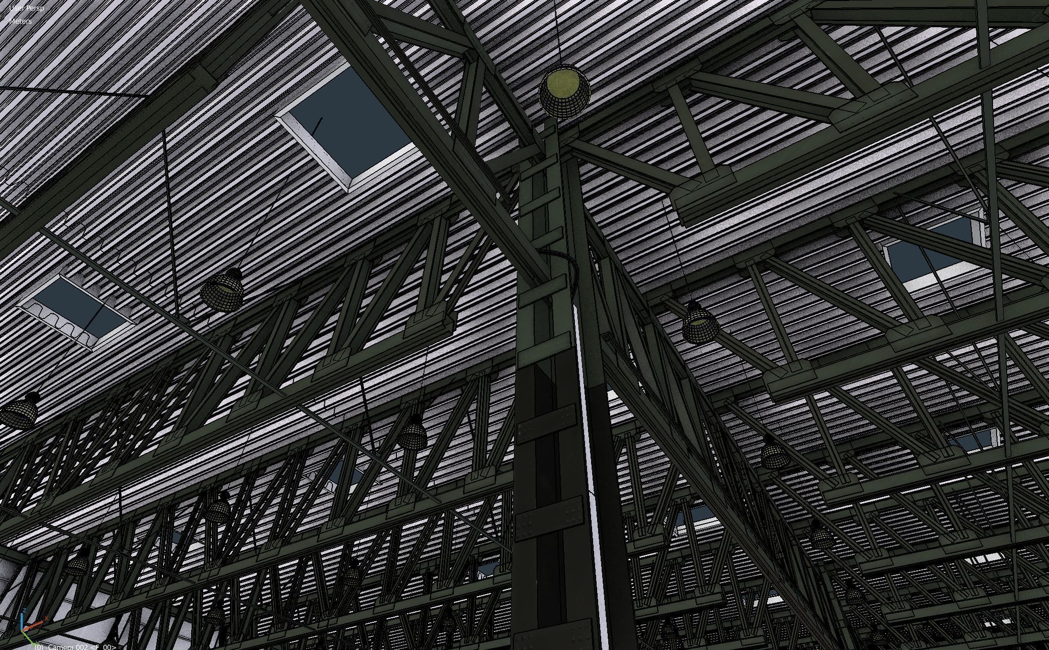Warehouse Interior 4 - Textured Low-poly 3D model_12