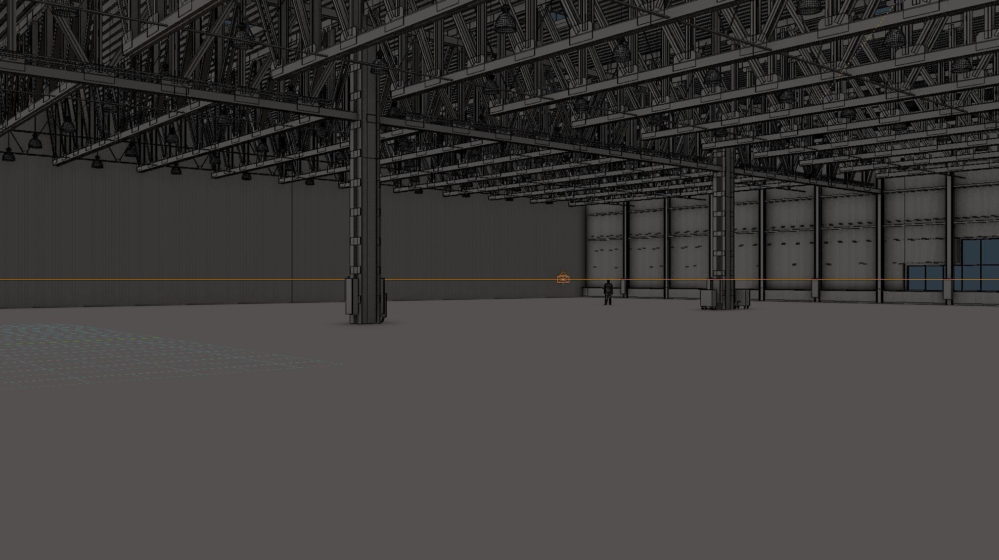 Warehouse Interior 4 - Textured Low-poly 3D model_6