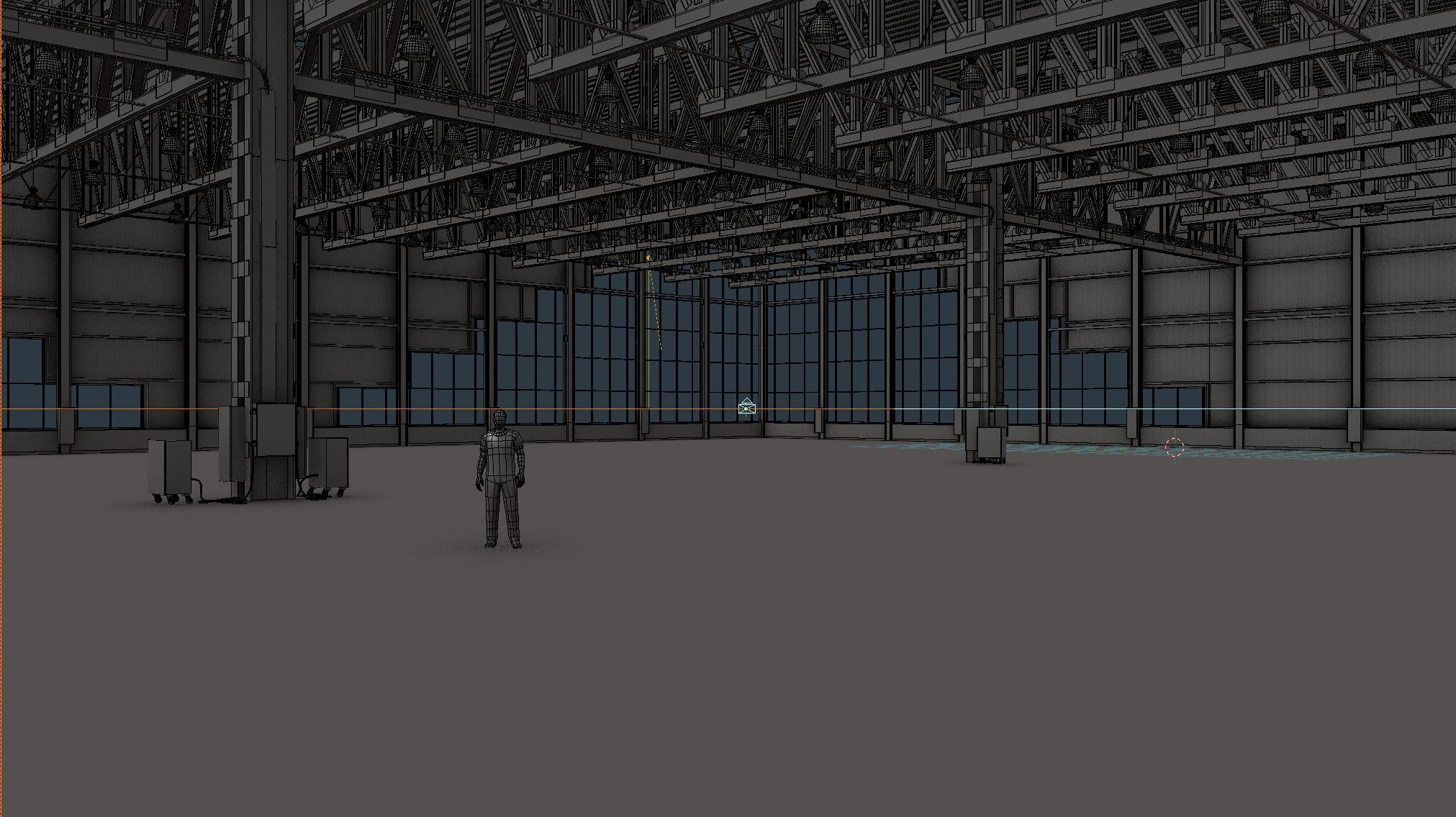 Warehouse Interior 4 - Textured Low-poly 3D model_4