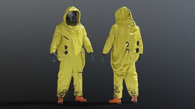 HAZMAT SUIT NBC 3D model