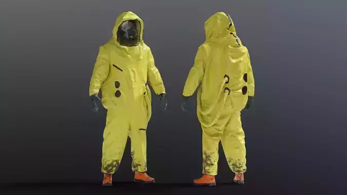 HAZMAT SUIT NBC 3D model