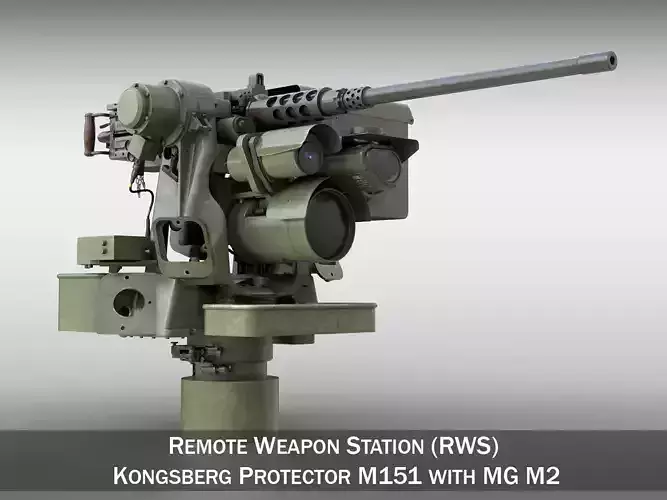 RWS M151 Protector with M2 3D model