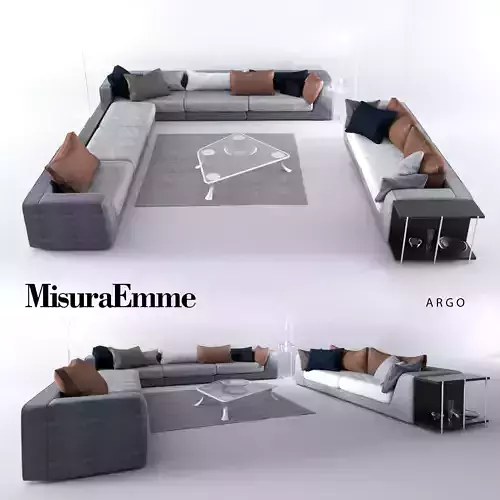 Comfortable sofas  MisuraEmme 3D model